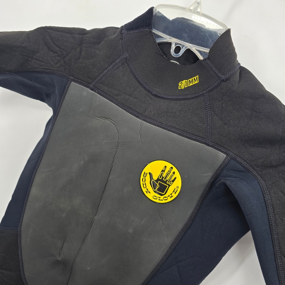 Body Glove Kids 12 Black 2/1mm Shorty Wetsuit Short Sleeve Surf Suit